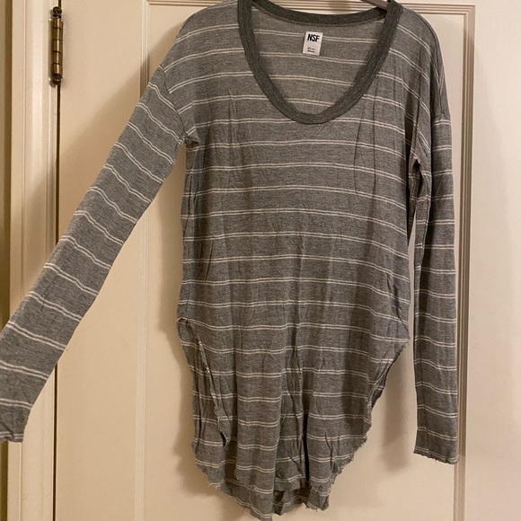 Soft NSF Long Sleeve Top or Tunic Rayon Linen - Picture 1 of 2